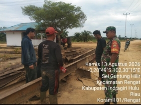 Dengan Mewujudkan Keakraban,Babinsa Komsos Dengan Warga Binaan