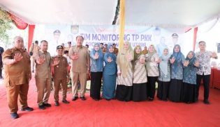 Tim Monitoring TP. PKK Provinsi Sumatera Utara Kunjungi 5 Kecamatan Di Wilayah Kabupaten Asahan