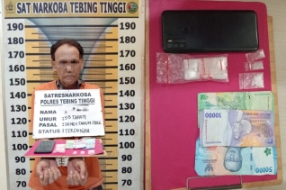 Polres Tebing Tinggi Kembali Tangkap Residivis Narkoba, Gagalkan Transaksi