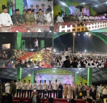 Tim Penyuluh Karhutla Mabes TNI Hadiri Tabligh Akbar Bersama UAS di Rengat, Ribuan Warga Doakan Keselamatan Bangsa dan Daerah Serta Doa Turunkan Hujan
