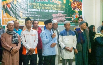 Sambut Bulan Suci Ramadhan 1447 H, Wako Tebing Tinggi: Jaga Ukhuwah Islamiyah