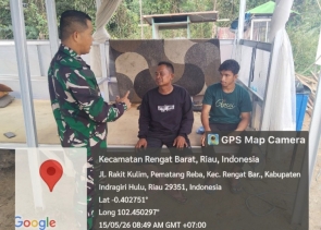 Melalui Kegiatan Komsos Dengan Warga Binaan Babinsa Koramil 01/Rengat Pererat Silaturahmi
