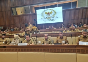 Pjs Bupati Asahan Ikuti RDP Komisi II DPR RI