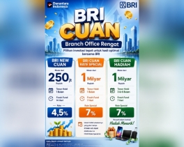 Horee, Agustus 2026, BRI Rengat Hadirkan Program BRI CUAN , Ubah Dana Mengendap jadi Produktif