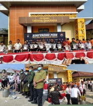 Wow .. Luar Biasa , Polres Inhu Berhasil Amankan Sabu Seberat 8 Kg Serta Ribuan Ekstasi