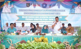Tim Evaluasi Lomba Desa Terbaik Provinsi Sumatera Utara Kunjungi Desa Sengon Sari Asahan