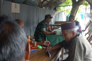 Pererat Hubungan dengan Warga, Babinsa Koramil 01/Rengat Rutin Laksanakan Komsos