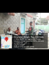 Melalui Komsos Terlihat Begitu Indahnya Jalin Keakraban Antara masyarakat Dengan Babinsa Koramil 01/Rengat