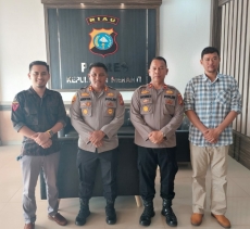 Kapolres Menerima Kunjungan Silaturahmi Ketua Carateker KBPP Meranti