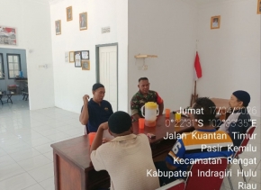 Hubungan Antar Babinsa Dengan  Perangkat Desa Harus Smakin Terjalin Agar Selalu Solid