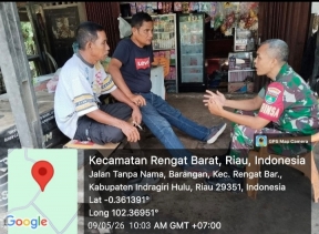 Ciptakan Interaksi Dan Kekompakan Bersama Warga , Ini Kata Serka Rahmansyah