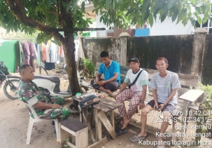 Ciptakan Interaksi Serta Kekompakan Melalui Komsos Ini, Kata Babinsa