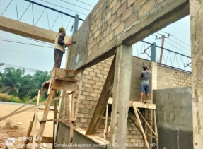 Pembangunan KDKMP Desa Teluk Sungkai Terus Dikebut Pekerjaanya