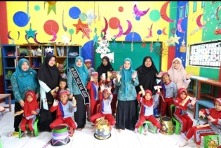 Ketua TP PKK Kabupaten Asahan Tinjau Yayasan Pendidikan Qur'an Kisaran TK Islam Terpadu Qur'an