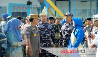 Danlanal Dumai Kunjungi Meranti, Bupati Asmar Tegaskan Komitmen Dukung Kedaulatan Maritim