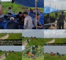 Waduhh,.Sampai Kapan Berakhir Ketegangan di Lahan Sengketa Sungai Raya Walau Berhasil Diredam Polisi