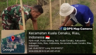 Tabur Pupuk Buatan Sebelum Dilakukan Penanaman Babinsa Komsos Serta Bantu Petani Gambas