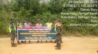 Walau Asap belum Terlihat Upaya Pencegahan Tetap Diawal , Ini Penjelasan Kopda Arnold