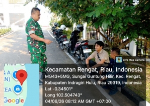 Bersama Masyarakat  Binaanya Babinsa Kerab Jalin Keakraban Melalui Komsos