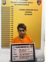 Satreskrim Polres Inhu Bekuk Pelaku Curanmor Hingga ke Inhil Walau Sembunyi.