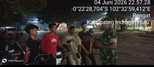 Peran Aktif Babinsa Untuk Wujudkan Lingkungan Aman Dan Tertib Adalah Tujuan Patroli Malam