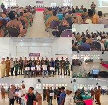 Perkuat Kesiapsiagaan, Tim Mabes TNI Edukasi Warga Kuantan Hilir Cegah Karhutla