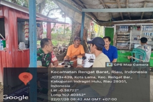 Demi Menjalin Hubungan Baik, Babinsa melaksanakan Komsos Dengan Warga Binaan