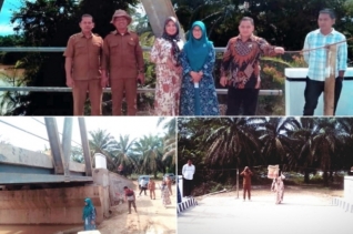 Komisi IV DPRK Aceh Tamiang Apresiasi Pembangunan Jembatan Simpang Kiri