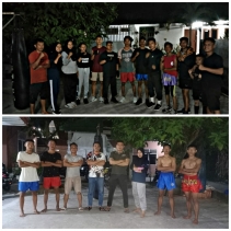 Menjelang Porprov  X Riau, muaythai Indonesia Kab. Kuantan Singingi Sparing Partner Ke Camp Junior Pekanbaru