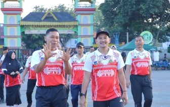 Semarakkan HUT Bhayangkara ke 79, Polres Tebing Tinggi Sukses Gelar Fun Run 5K dan 10K