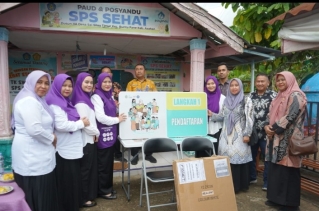 Bunda PAUD Sekaligus Ketua TP Posyandu Kabupaten Asahan Gelar Kunjungan Kerja Ke PAUD Dan Posyandu