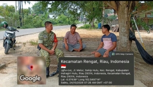 Babinsa Sekip Hulu Pererat Silaturahmi Lewat Komsos