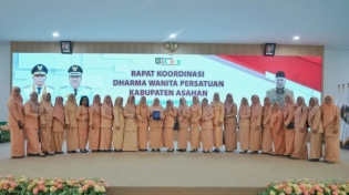 Rapat Kordinasi DWP Kabupaten Asahan Dilingkungan Pemkab Asahan