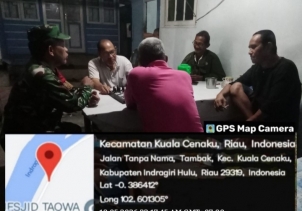 Guna Untuk Diteksi Dini Situasi Desa Binaan Babinsa Luangkan Waktu Komsos Ke Poskamling