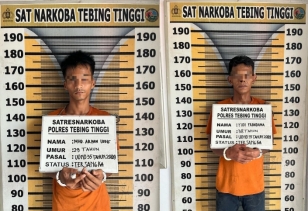 Polres Tebing Tinggi Ungkap Kasus Sabu, Dua Pelaku Ditangkap di Pekarangan Rumah