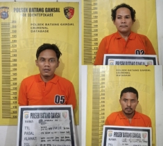 WOW..Gelapkan 105 Sak Tepung Tapioka, Polsek Batang Gansal Kejar Pelaku hingga Lampung