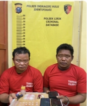 Kembali Polsek Lirik Lakukan Penangkapan Terhadap Diduga Pelaku Nkotika Jenis Sabu.