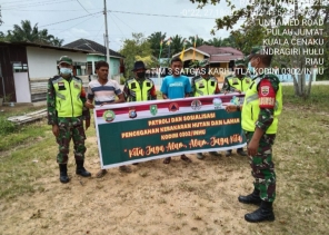 Walau Tidak Ditemukan Titik Api Namun Tetap Lakukan Sosialisasi Karhutla Diwilayah Binaan