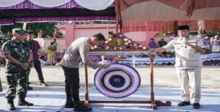 Ribuan Warga Padati Pembukaan Pacu Jalur Rayon I Inuman, Suasana Sangat Meriah