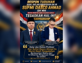 Polemik Profesor Dasco Memanas, Larshen Yunus Serukan Verifikasi dan Cover Both Sides