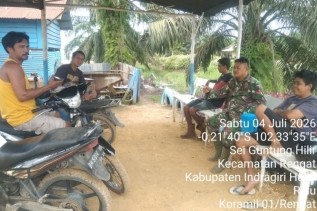 Komsos Jadi Sarana Babinsa Pererat Hubungan dengan Warga Binaan
