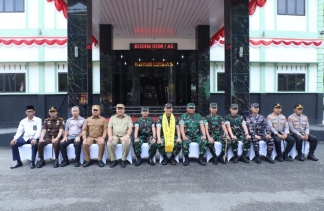 Bupati Dan Forkopimda Sambut Kunjungan Kerja Pangdam I/BB Di Asahan