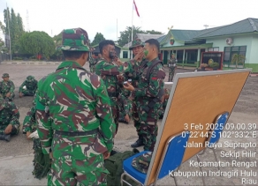 Latih Latorsar Babinsa Asah Kemampuan Dan Pilihara Kemampuan Dasar Militer