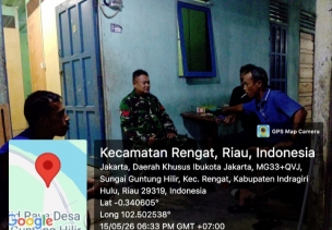 Saat Patroli Malam,Babinsa Selalu Sempatkan Komsos Dengan Warga Binaan