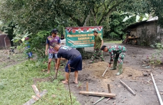 Penuhi Kebutuhan Air Bersih, Satgas TMMD Ke 127 Kodim 0302/Inhu-Kuansing, Bangun Sumur Bor