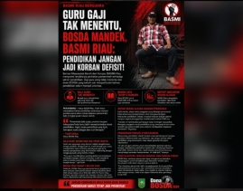 Guru Gaji Tak Menentu, BOSDA Mandek, BASMI Riau: Pendidikan Jangan Jadi Korban Defisit Anggaran!