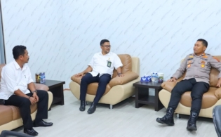 Pererat Hubungan Kelembagaan, Kapolres Tebing Tinggi Terima Audiensi Ketua Pengadilan Agama