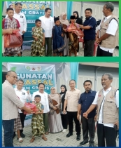 Sunat Massal dan Pengobatan Gratis DPD IKM Kota Pekanbaru