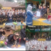 Kerjasama LAMR Kec.Tuah Madani dengan SDN 105 Pekanbaru