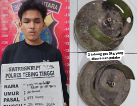 Sat Reskrim Polres Tebing Tinggi Tangkap Pelaku Pembobolan Rumah Makan